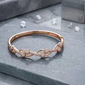 Rose Gold AD Bracelet for Women | Elegant American Diamond Bracelet