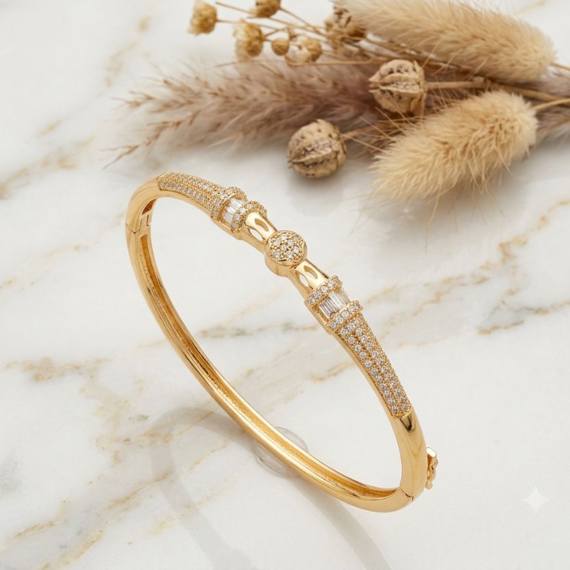 Gold AD Crystal Diamond Bracelet for Women