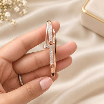 Premium Rose Gold Diamond Bracelet for Women